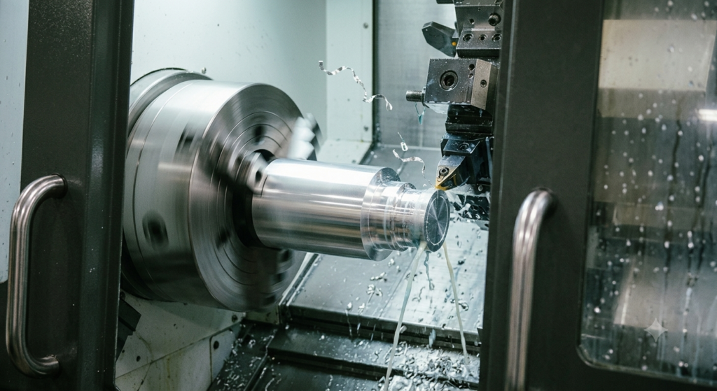 turning of aluminum parts