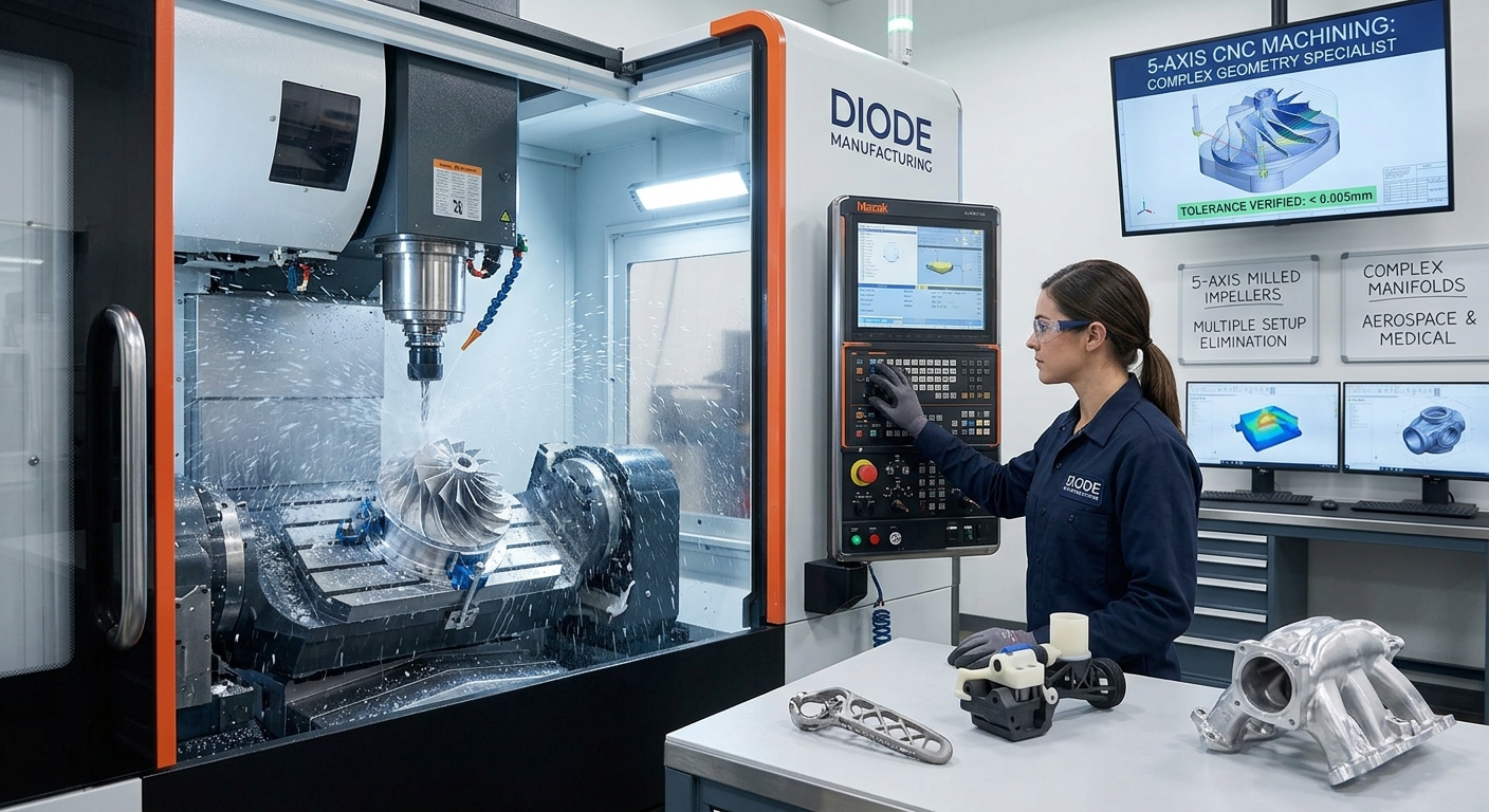 5-axis CNC machining