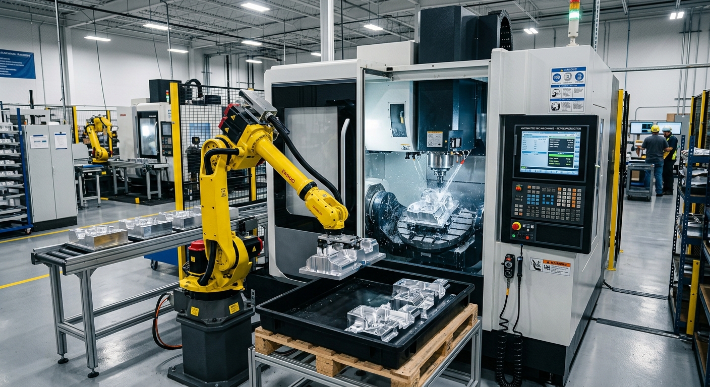 Automated CNC machining